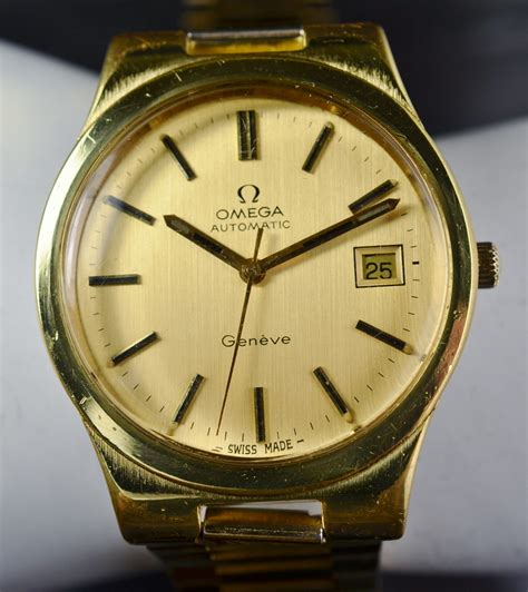 omega gold watch vintage|vintage omega watch catalog.